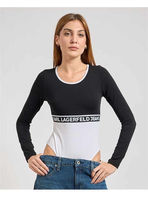Karl Lagerfeld long-sleeved bodysuit KARL LAGERFELD | A3W17045998
